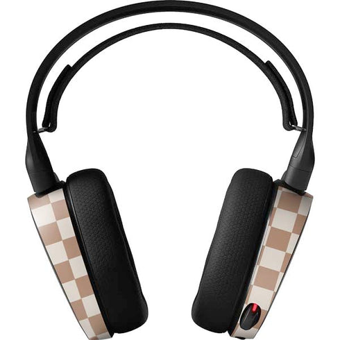 Neutral Checkered SteelSeries Arctis 3 Skin